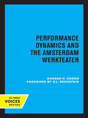 cover image of Performance Dynamics and the Amsterdam Werkteater